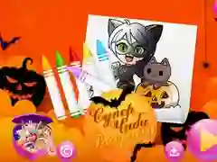 Игра Супер Чиби: Раскраска онлайн Игра Супер Чиби: Раскраска онлайн