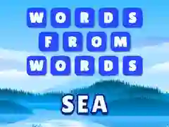 Игра Слова из слов: Море онлайн Игра Слова из слов: Море онлайн