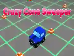 Игра Сумасшедший конусный уборщик онлайн Игра Сумасшедший конусный уборщик онлайн