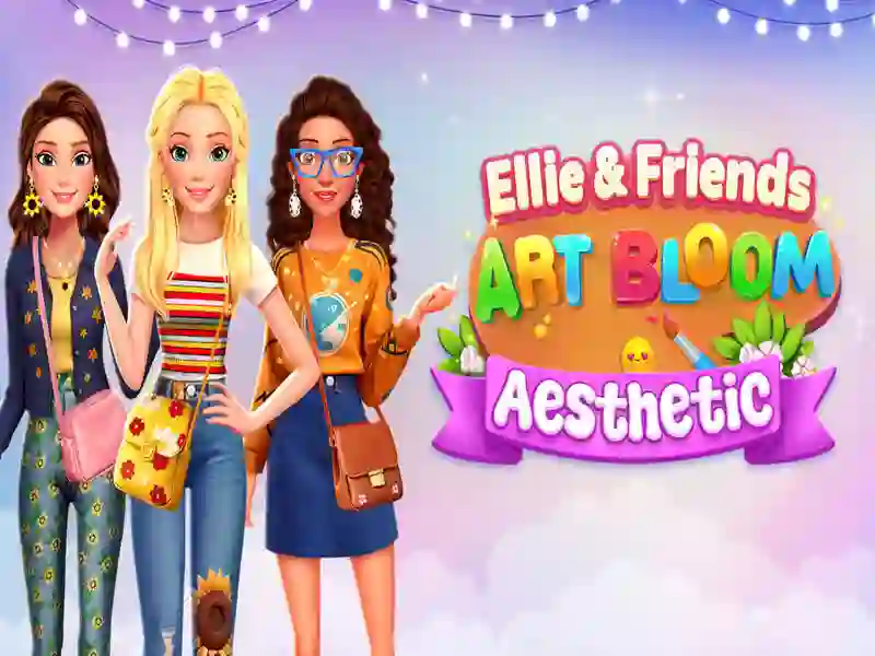 Игра Элли и друзья Эстетика арт цветения онлайн Игра Элли и друзья Эстетика арт цветения онлайн