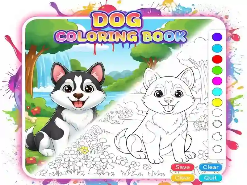 Dog Coloring Book