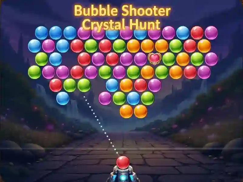 Bubble Shooter Crystal Hunt