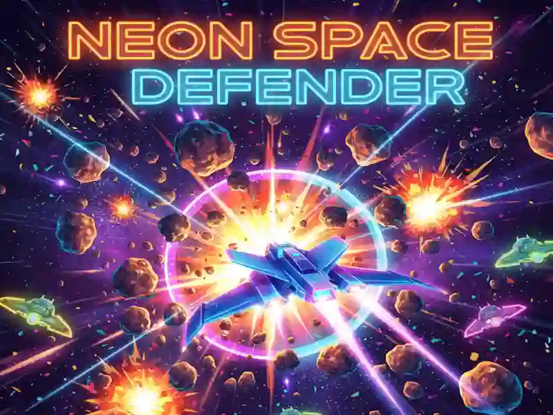 Neon Space Defender