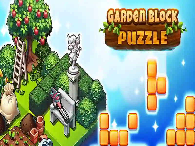 Игра Блочный сад онлайн