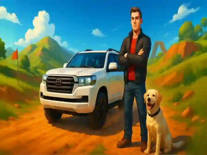 Игра Водитель внедорожника Ленд Крузер онлайн Игра Водитель внедорожника Ленд Крузер онлайн