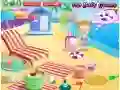 Игра Детка Хейзель на пляже онлайн