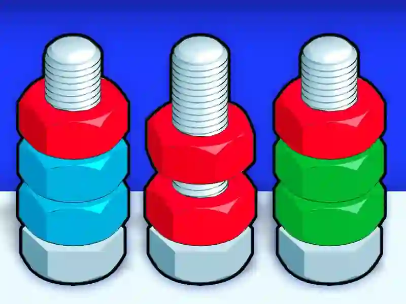 Игра Сортировка гаек и болтов онлайн Игра Сортировка гаек и болтов онлайн