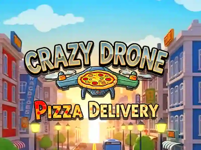 Crazy Drone Pizza Delivery