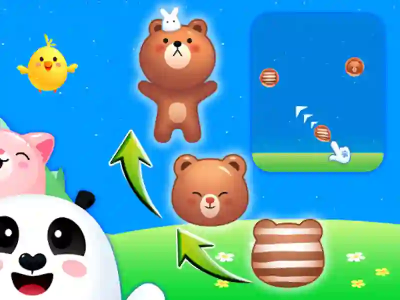 Animal Merge: Bubble Shooter