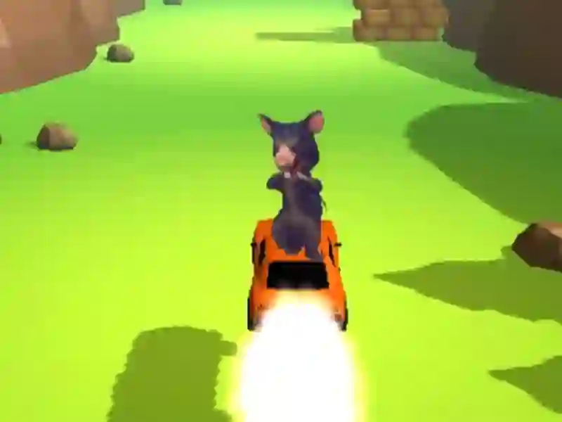 Игра Крыса Милтон: Гонка летающих автомобилей онлайн