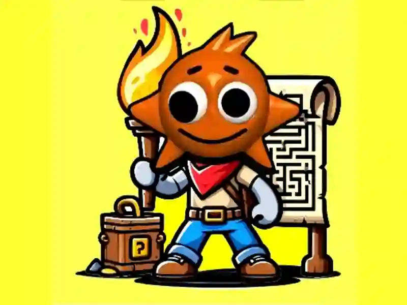 Игра Спрунки: Факелы в лабиринте онлайн