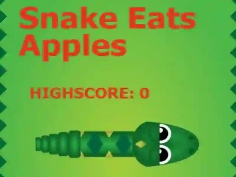Игра Змея ест яблоки онлайн Игра Змея ест яблоки онлайн