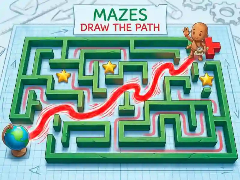 Mazes Draw The Path