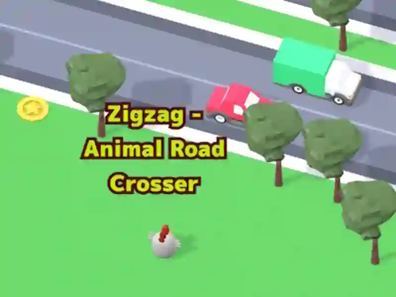 Игра ЗигЗаг — животное, пересекающее дорогу онлайн Игра ЗигЗаг — животное, пересекающее дорогу онлайн