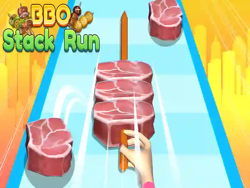 Игра Бегущий стек барбекю онлайн Игра Бегущий стек барбекю онлайн