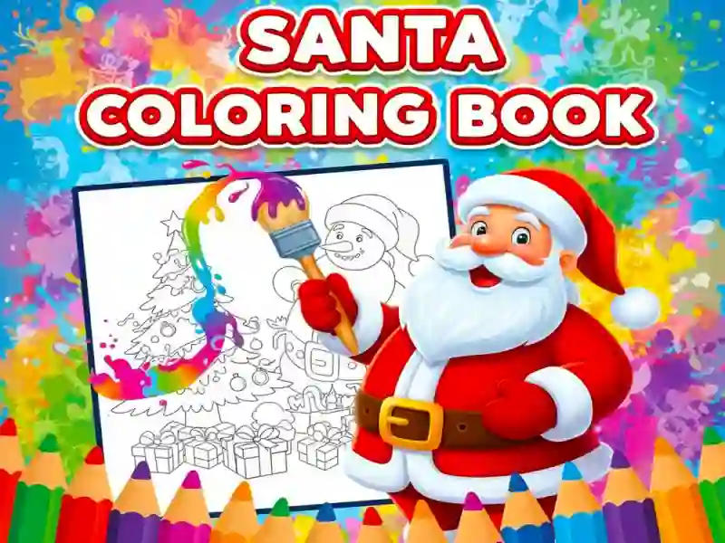 Santa Coloring Book