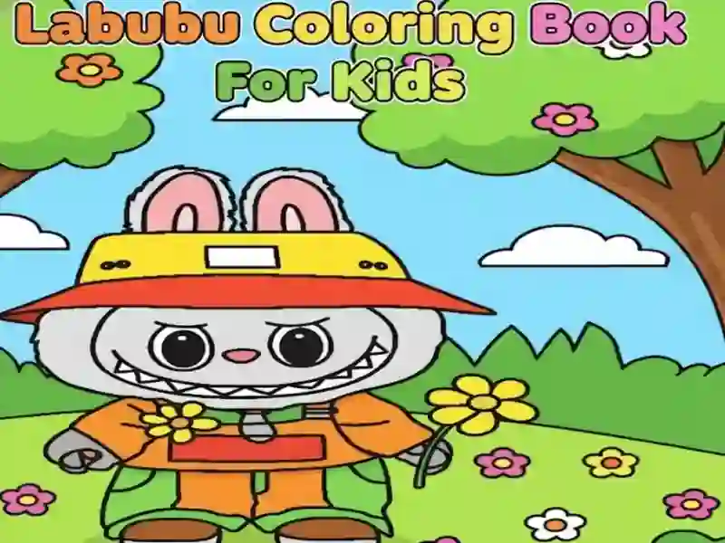 Игра Книжка раскраска для детей: Лабубу онлайн