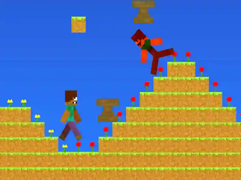 Игра Майнкрафт: Нуб против Про. Дождь из наковален онлайн