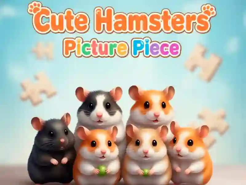 Cute Hamsters Picture piece