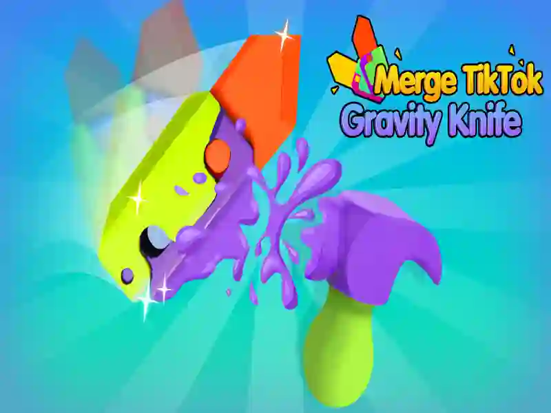 Игра Слияние Тик Ток: Гравитационный Нож онлайн