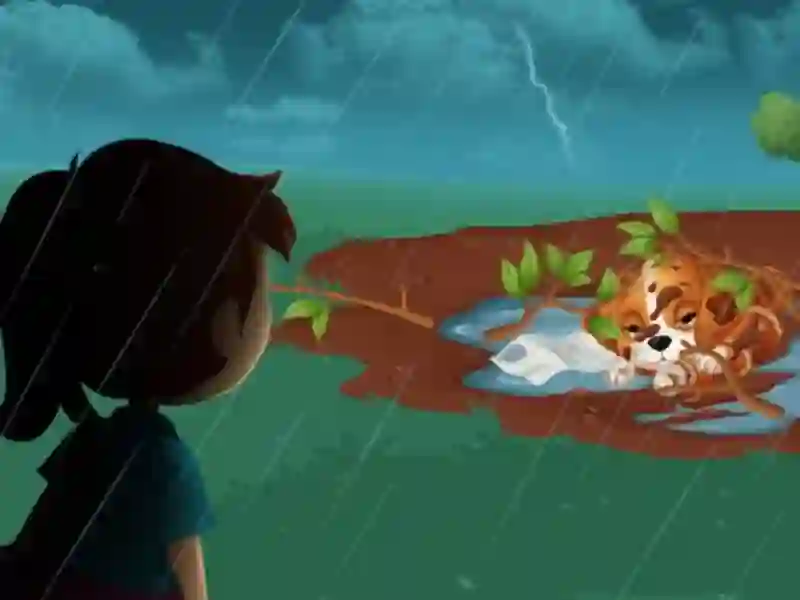 Игра Спасение потерянного щенка онлайн Игра Спасение потерянного щенка онлайн