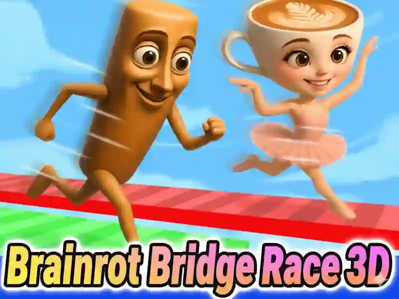 Brainrot Bridge Race 3D