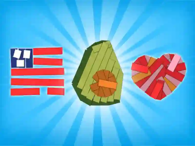 Игра Джем наклеек: Отклеивай и подбирай онлайн