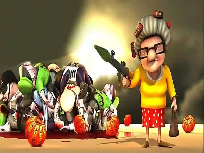 Игра Последний бой бабушки онлайн Игра Последний бой бабушки онлайн