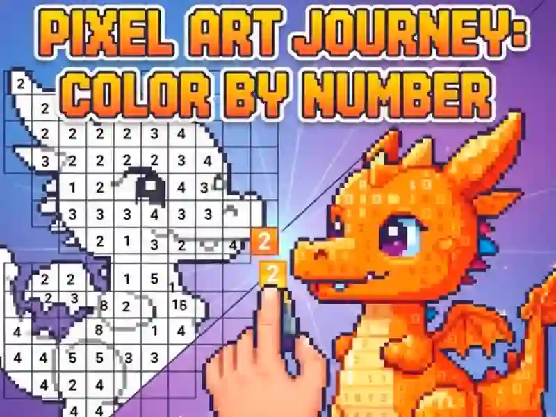 Draw picture by numbers Pixel Art