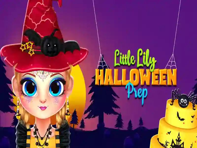 Игра Маленькая Лили. Подготовка к Хэллоуину онлайн Игра Маленькая Лили. Подготовка к Хэллоуину онлайн