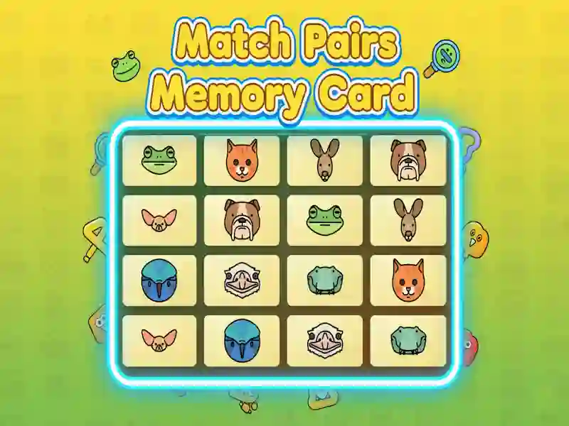 Match Pairs Memory Card