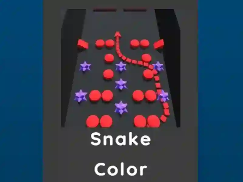 Игра Цвет змеи онлайн Игра Цвет змеи онлайн