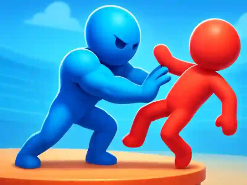 Игра Армия стикмена Толкание онлайн