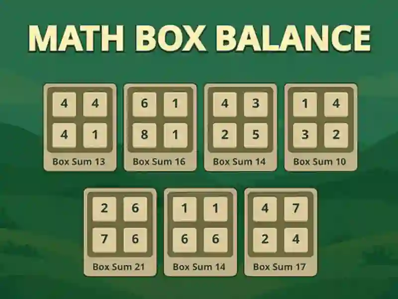 Игра Математический баланс онлайн Игра Математический баланс онлайн