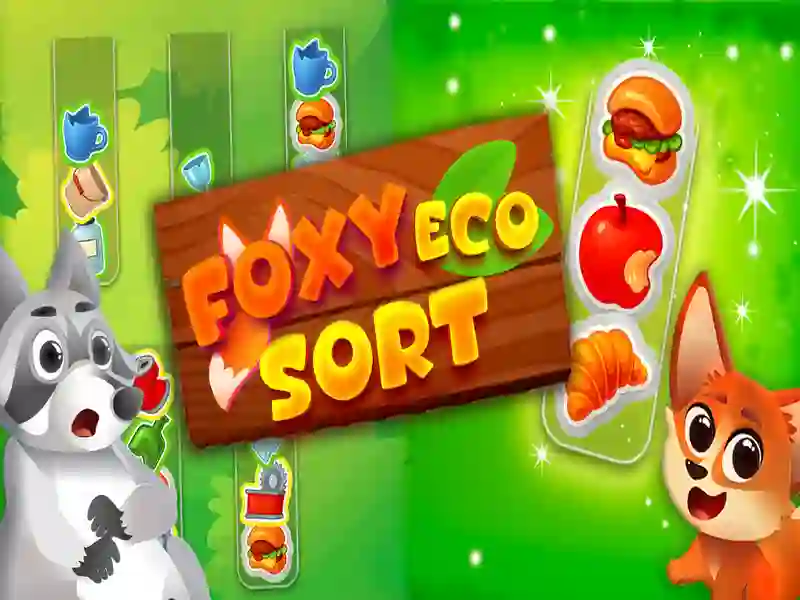 Игра Лисенок: Эко сортировка онлайн Игра Лисенок: Эко сортировка онлайн