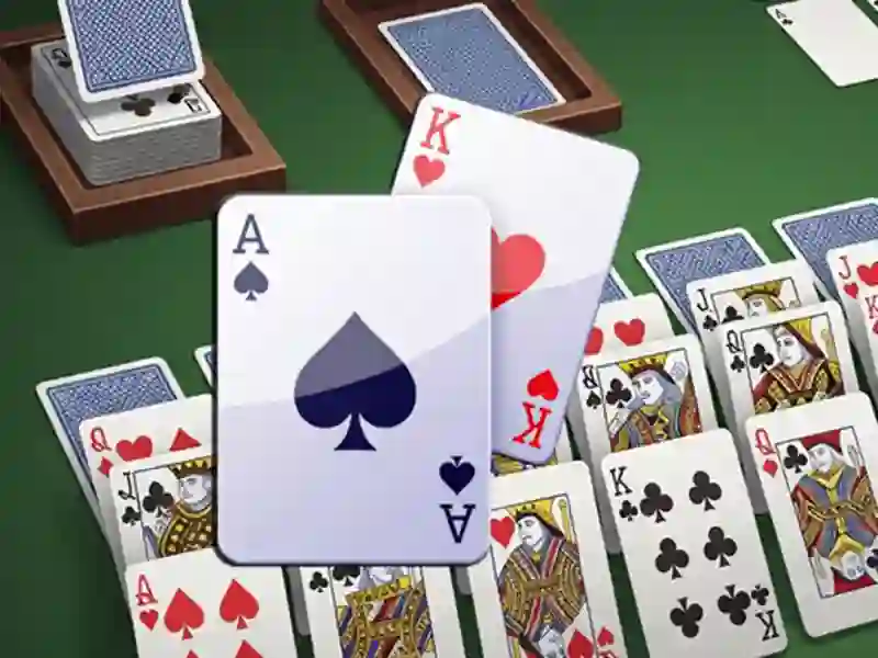 Double klondike solitaire Card