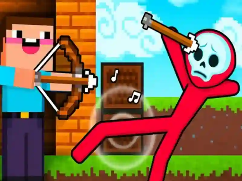 Noob Archer vs Stickman Zombie