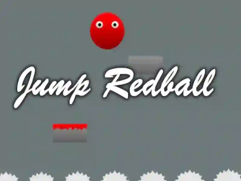Игра Прыгай, красный мяч онлайн