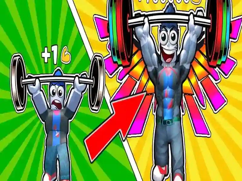 Игра Обби: Симулятор спортзала, Побег онлайн Игра Обби: Симулятор спортзала, Побег онлайн