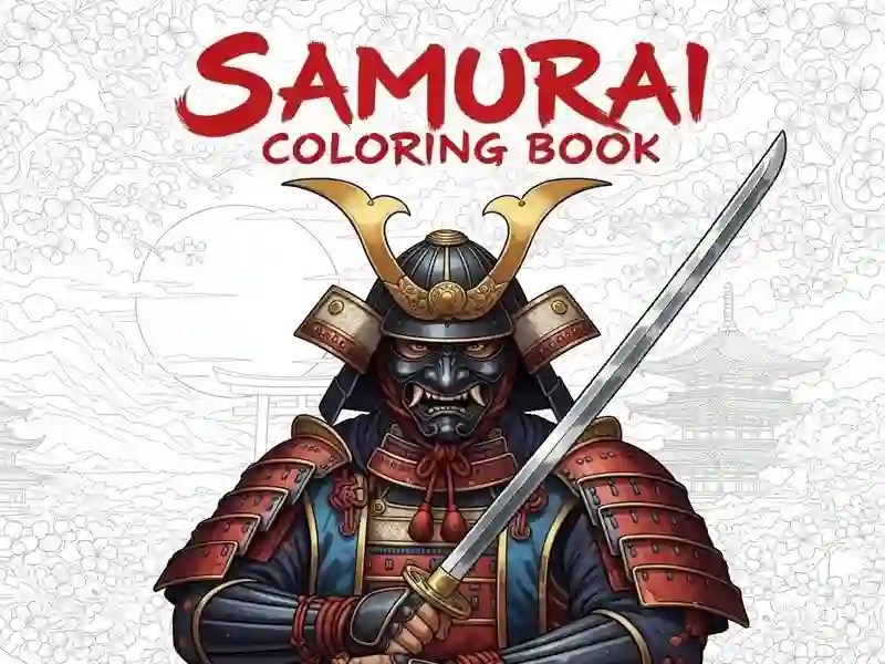 Samurai Coloring Book