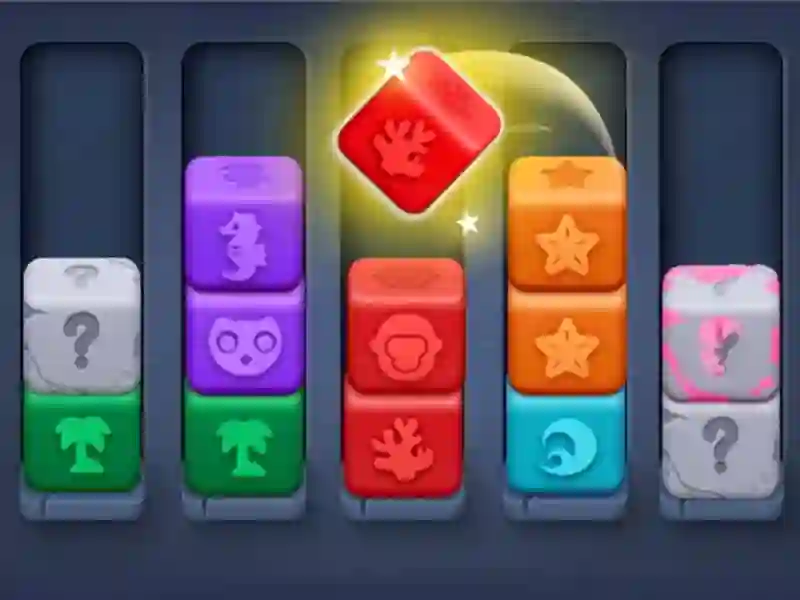 Игра Цветные блоки: Сортировка онлайн