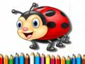 Игра Книжка-раскраска божьей коровки онлайн