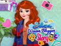Игра Зимняя история блогера Элизы  онлайн