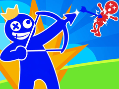 Игра Красный и синий Стиккмены: Шпионские игры 2 онлайн