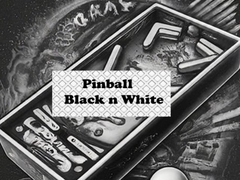 Игра Пинбол черный и белый онлайн