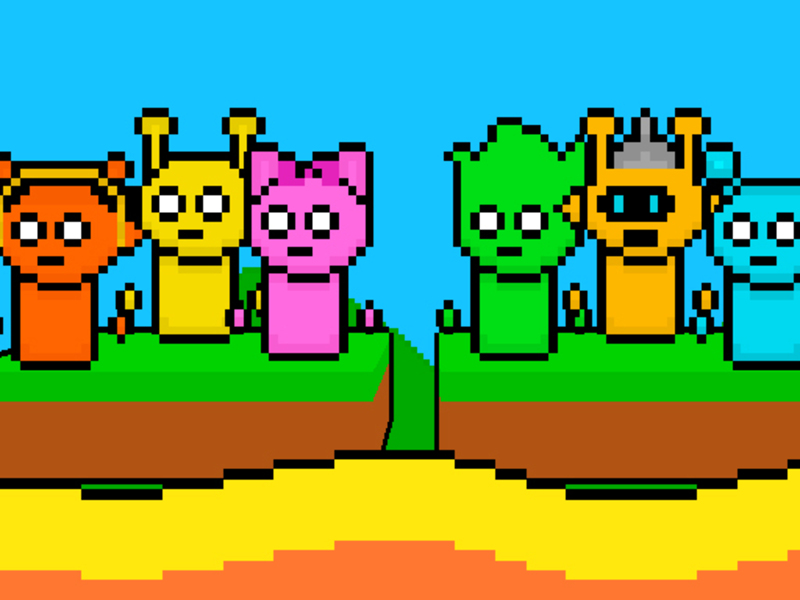 Игра Спрунки: Побег из лавы для 2 игроков онлайн